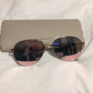 Sojos Rose gold and gold sunglasses